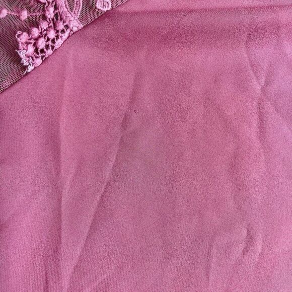 Libian Pink Off The Shoulder Lace Sleeve Blouse 3X - Picture 4 of 9